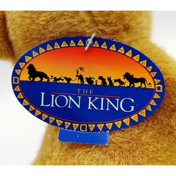 Vintage Lion King Infant Simba Plush Toy Disneyland Walt Disney World 8" NEW - Picture 4 of 5